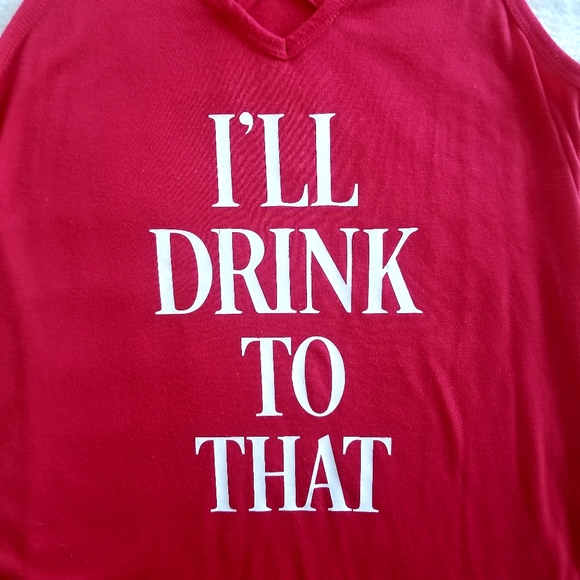 Fourth of July Tank! ❤️ Grayson Threads "I'll Drink To That" Graphic Tank - Picture 3 of 6